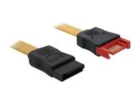 Prodlužovací kabel SATA - Serial ATA 150/300/600 - SATA (M) do SATA (F) - 30 cm - přímý konektor - žlutá