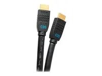 In-Wall M/M - Kabel HDMI s ethernetem - HDMI s piny (male) do HDMI s piny (male) - 4.5 m - černá - aktivní, podpora 4K60Hz