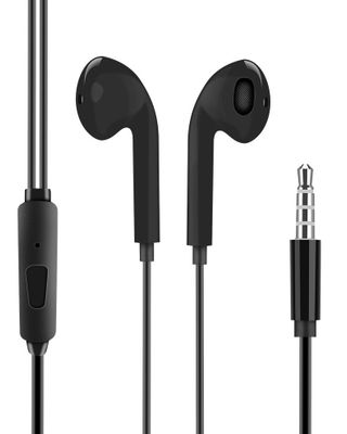 OBAL:ME Drátová Sluchátka 3.5mm Jack Black