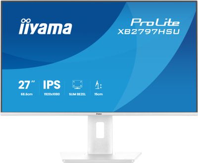 iiyama ProLite/XB2797HSU-W1/27"/IPS/FHD/120Hz/1ms/Bílá/5R