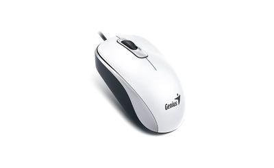 GENIUS DX-110/Kancelářská/Optická/1 000 DPI/Drátová USB/Bílá