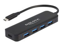 Rozbočovač - 4 x USB 3.2 Gen 1 + 1 x USB-C (napájení) - desktop