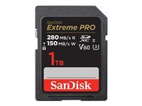 Paměťová karta flash - 1 TB - Video Class V60 / UHS-II U3 / Class10 - SDXC UHS-II