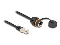 Cable RJ45 plug to RJ45 jack Cat.6A for