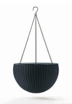 Květináč KETER Hanging Sphere Graphite