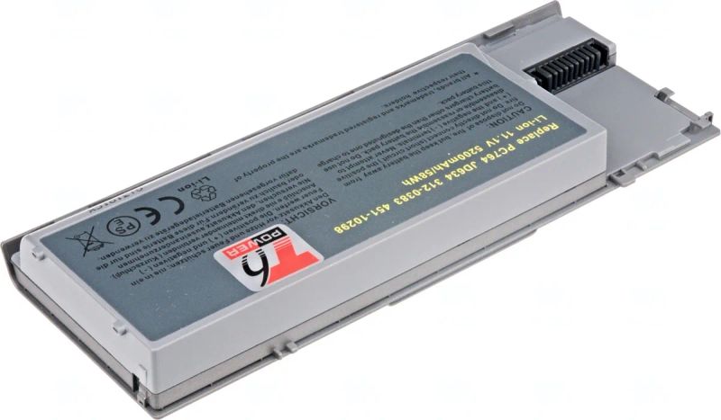 Baterie T6 Power Dell Latitude D620, D630, Precision M2300, 5200mAh, 58Wh, 6cell