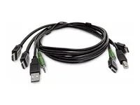 Startech - Kabel adaptéru - kompatibilní s TAA - HDMI, USB typ A, audio jack 3,5 mm s piny (male) do HDMI, USB Type B, audio jack 3,5 mm s piny (male) - 3 m
