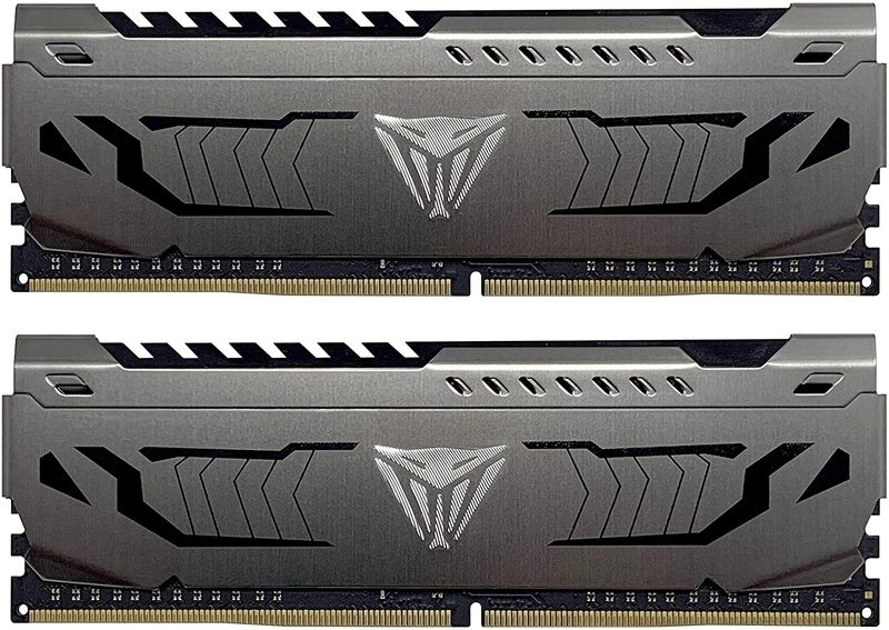 Patriot Viper Steel/DDR4/32GB/3200MHz/CL16/2x16GB/Grey