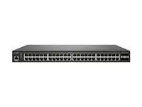 Přepínač - řízený - 48 x 10/100/1000 (PoE+) + 4 x 10 Gigabit SFP+ - Lze montovat do rozvaděče - PoE+ (740 W)