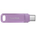 SanDisk Ultra Dual GO USB 256GB Type-C, levandulová