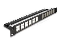 19  Keystone Patch Panel 24 port angled