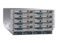 Cisco UCS 5108 Blade Server Chassis - Instalovatelný do racku 6U - až 8 zásuvné moduly (blade) - není zahrnut zdroj napájení
