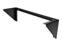 19 in - Steel Vertical Patch Panel Mounting Bracket for Networking Equipment (RK319WALLV) - Montážní držák - montáž na stěnu - černá - 3U - 19"