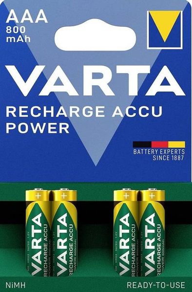 Varta LongLife Accu AAA 4x R2U 800mAh
