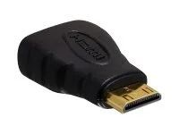 HDMI adaptér - 19 pin mini HDMI Type C s piny (male) do HDMI se zdířkami (female)