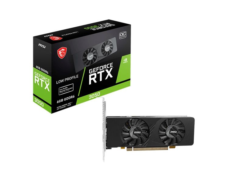 MSI GeForce RTX 3050 LP E/OC/6GB/GDDR6