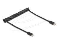 USB 2.0 Type-C Coiled Cable male to mal