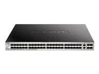 D-Link DGS 3130-54S - Prepínac - L3 Lite - rízený - 48 x SFP + 2 x 10 Gigabit Ethernet + 4 x 10 Gigabit SFP+
