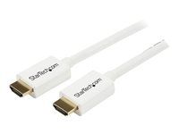 Long White HDMI Cable - HDMI kabel - HDMI s piny (male) do HDMI s piny (male) - 5 m - dvojnásobně stíněný - bílá