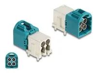 Mini FAKRA Z plug quad angled A-Type PCB