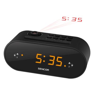 Rádiobudík SENCOR SRC 3100 B Black projekční