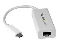 White - USB 3.1 to RJ45 LAN Network Adapter - USB Type C to Ethernet (US1GC30W) - Síťový adaptér - USB-C - Gigabit Ethernet - bílá