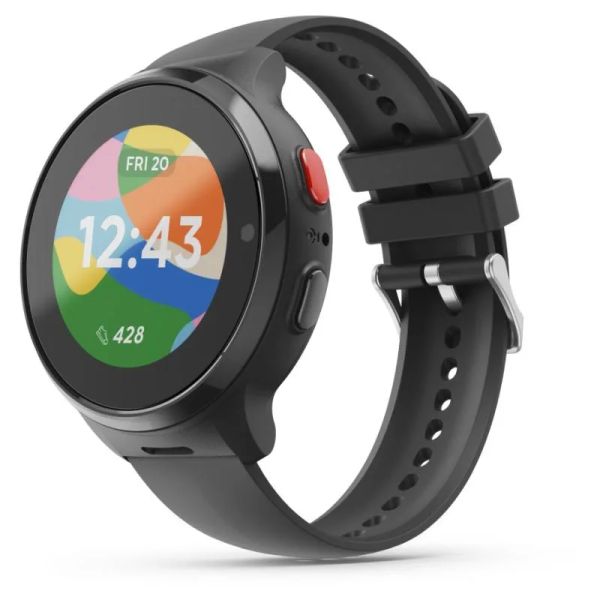 HAMA KIDS, Smart hodinky pre deti , GPS, SIM, čier