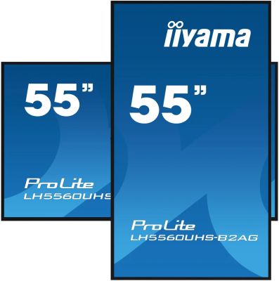55" iiyama LH5560UHS-B2AG: VA,4K UHD,Andr.11,24/7