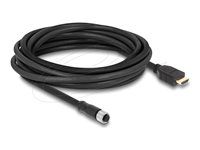 M12 Cable A-coded 17 pin female to HDMI