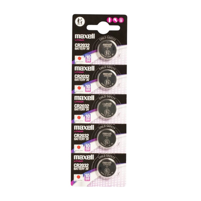 Baterie CR2032 MAXELL lithiová 5ks / blister