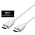 DELTACO Kabel HDMI 2.1 M/M 1m, 8K Ultra High, bílý