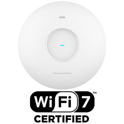 Grandstream GWN7672 AP, Wi-Fi 7 BE11000, 802.11be, 2x2:2 MU-MIMO, MRU, 2x5G Ethernet WAN/LAN,BT