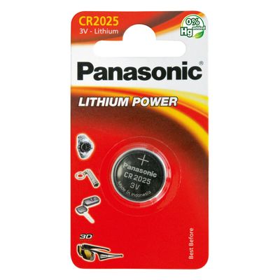 Baterie CR2025 PANASONIC lithiová 1 ks / blister