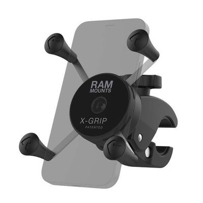 Unpkd ram handlebar mount with x-grip and toughclaw