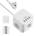 Prodlužovací kabel HUSLOG EMX-190224 White 1,5m