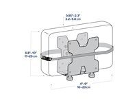 Montáž mini PC - montáž na nástěnnou kolejnici - bílá