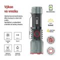 LED nabíjecí kovové svítidlo 300 lm, 700 mAh