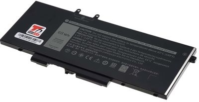 Baterie T6 Power pro Dell Latitude 5400, 5500, Precision 3540, 8900mAh, 68Wh, 4cell, Li-pol