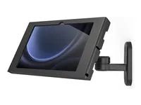 Compulocks Galaxy Tab S9/S9FE 10.9" Apex Enclosure Swing Wall Mount Black - Montážní sada - kyvné rameno, odhalená prední/zadní kamera a senzory - pro tablet - uzamykatelný - kovový rám - cerná - velikost obrazovky: 10.9" - montáž na stenu - pro Samsung Galaxy Tab S10 FE, Tab S10 Lite, Tab S11, Tab S9, Tab S9 FE