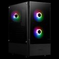 SPIRE Talos E3 RGB, PC Skříň, černá