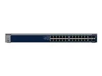 Přepínač - 2+/L3 Lite - inteligentní - 24 x 10/25 Gigabit Ethernet + 4 x 1 Gigabit / 10 Gigabit SFP+ - desktop, Lze montovat do rozvaděče