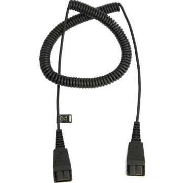 Jabra Extension cord, QD-QD, 0,5-2m, coiled