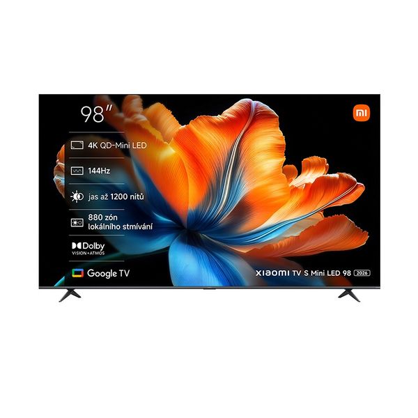 Xiaomi/TV S Mini LED 98 2026/98"/4K UHD/Šedá