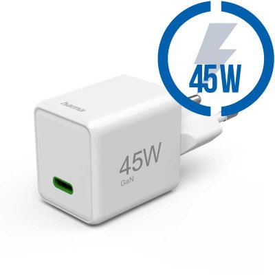 HAMA Super-mini, Rychlonabíječka, USB-C PD/QC 45W