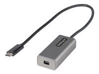 DP Alt Mode, mDP 1.2 (CDP2MDPEC) - Video adaptér - USB-C (M) do Mini DisplayPort (F) - Displayport 1.2/Thunderbolt 3 - 30.6 cm - podpora 4K60 Hz (3840 x 2160) - šedá