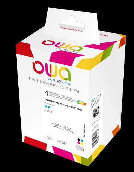 OWA ARMOR ink sada kompatibilní s HP L0S70AE/F6U16-18AE, CMYK