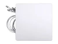 Cisco Meraki Wide Patch - Anténa - 7 dBi (2,4 GHz), 6,3 dBi (5 GHz) - směrový - uchytitelný na zeď, montáž na sloupek, vnitřní - pro Cisco Meraki MR42E