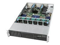 Server - instalovatelný do racku 2U - 2-směrný - bez CPU - RAM 0 GB - SATA - vyměnitelný za chodu 2.5" zásuvka(y) - bez HDD - Gigabit Ethernet, 10 Gigabit Ethernet - monitor: žádný