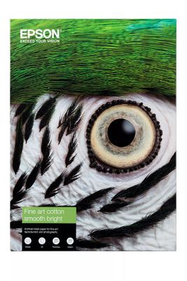 EPSON Fine Art Cotton Smooth Bright A3+ 25 Sheets