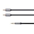 Kabel Jack 3.5mm stereo/2x Cinch 3m KRUGER & MATZ KM0311